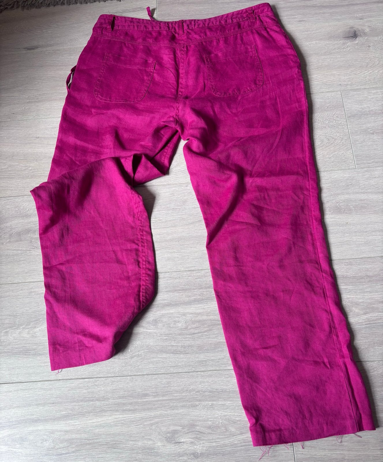 Tex linnen pantalon roze maat 42, Maat 42/44 (L), Ophalen of Verzenden, Zo goed als nieuw, Roze