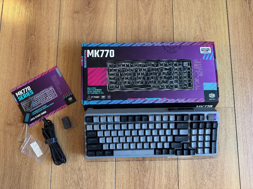 Coolermaster MK770 + Cherry XTRFY GP5 XL, Cooler Master, Ophalen of Verzenden, Zo goed als nieuw, Draadloos