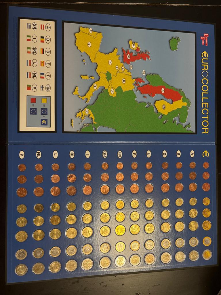 Euro Collector Muntenset met Kaart, Postzegels en Munten, Munten | Europa | Euromunten, Ophalen of Verzenden, Overige landen, Overige waardes