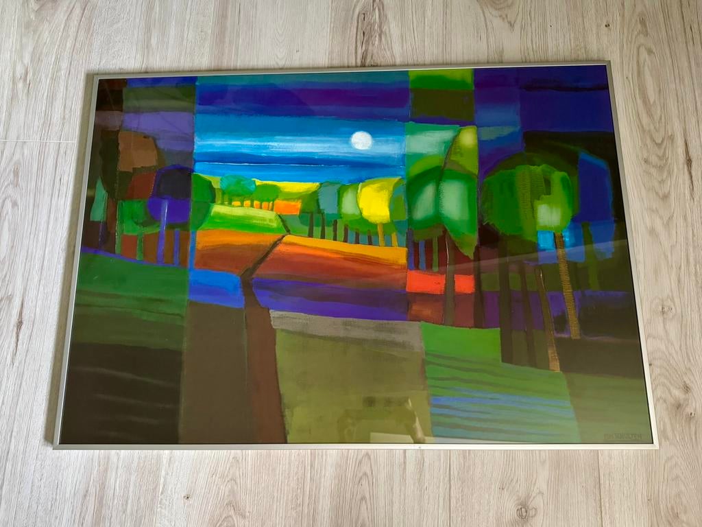 Ton schulten print in lijst, Ophalen