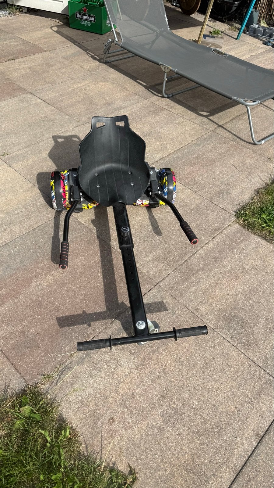 Hoverboard met zitje - Zo goed als nieuw, Ophalen, Zo goed als nieuw, Overige typen