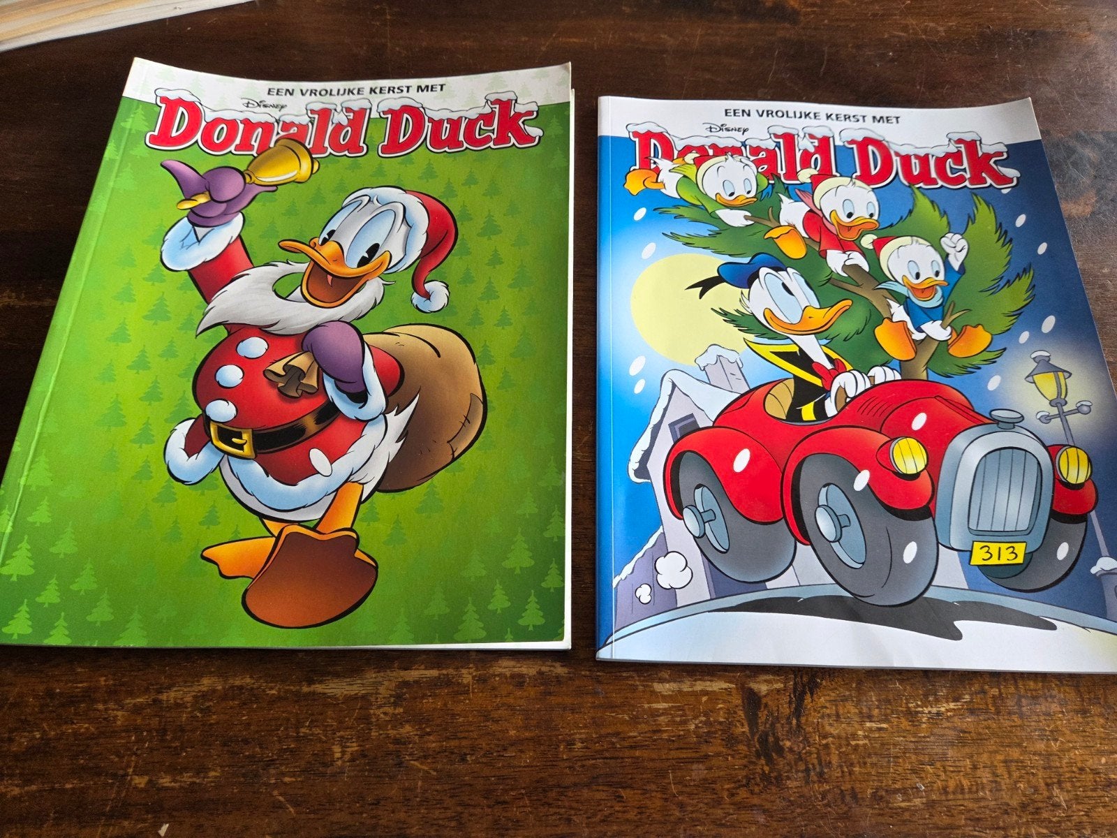 Donald Duck Kerststripboeken - Een vrolijke kerst met, Meerdere stripboeken, Ophalen of Verzenden, Gelezen, Walt Disney