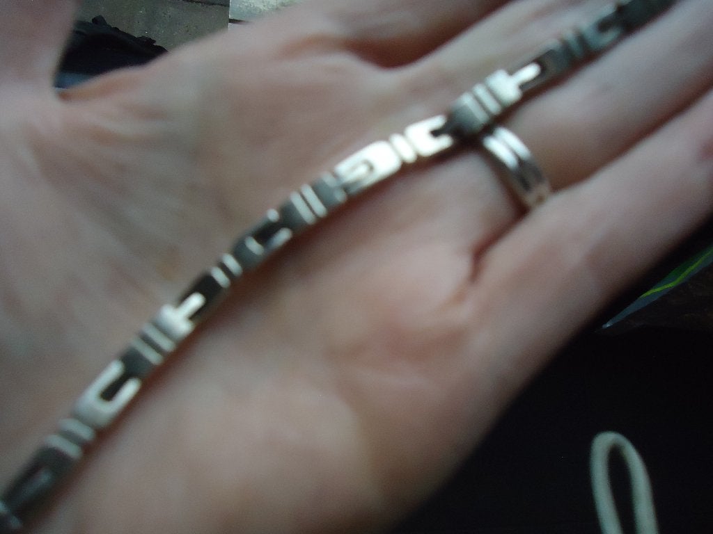 mooie massieve echt zilveren armband met goede sluiting 925, Ophalen of Verzenden, Gebruikt, Zilver, Zilver
