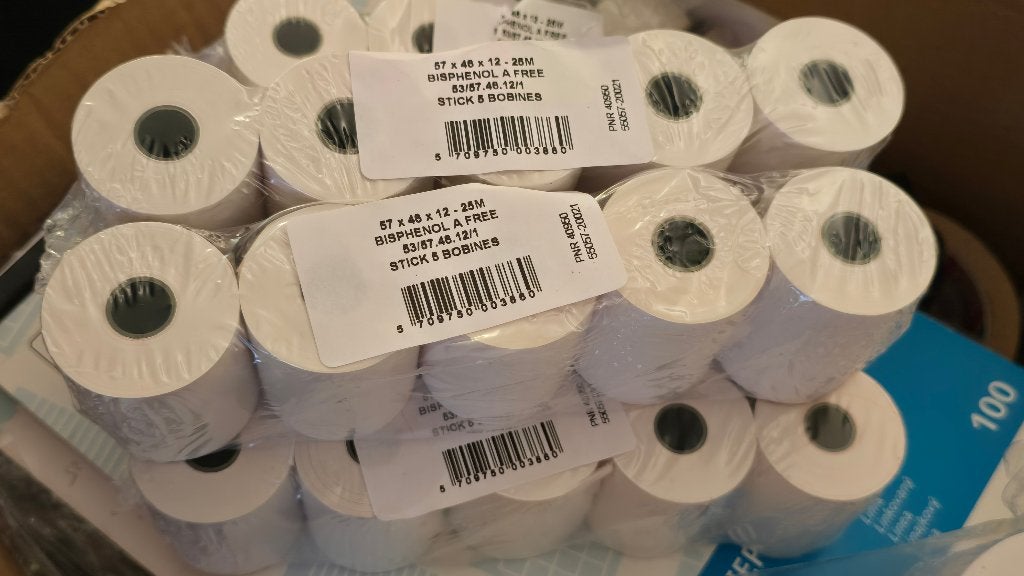 Thermisch papier rol 57x46x12, Ophalen, Nieuw