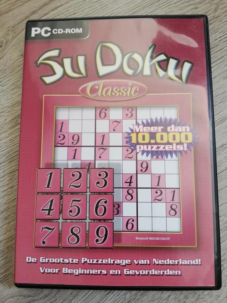 Pcgame sudoku, 1 speler, Ophalen of Verzenden, Vanaf 3 jaar