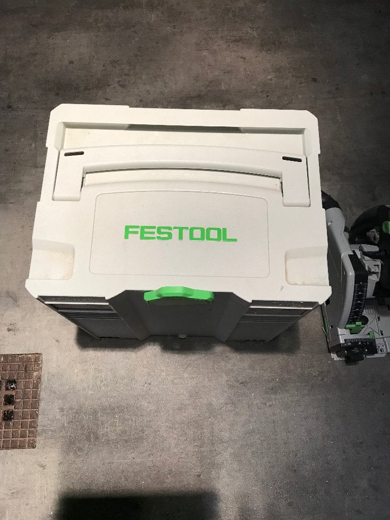 Accu invalzaag / festool, Ophalen, Invalzaag, Zo goed als nieuw, 30 tot 70 mm