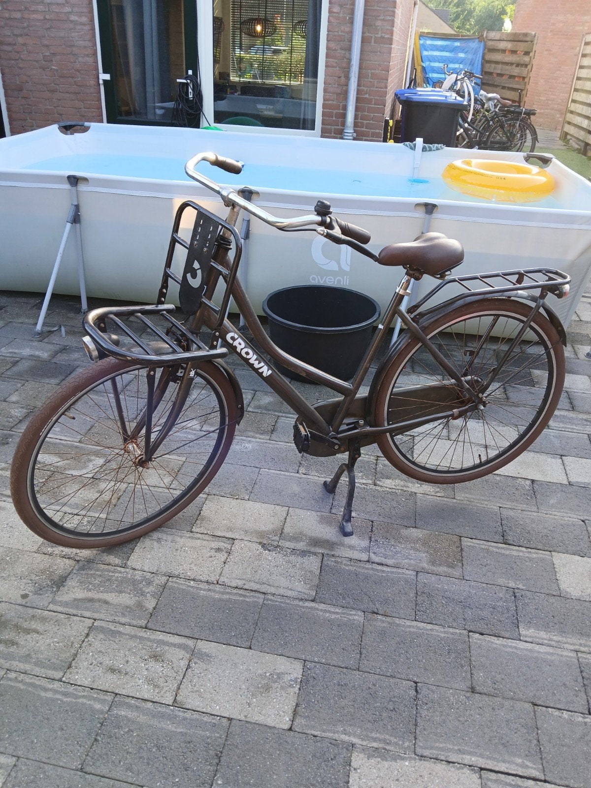 Crown fiets, Ophalen, Gebruikt