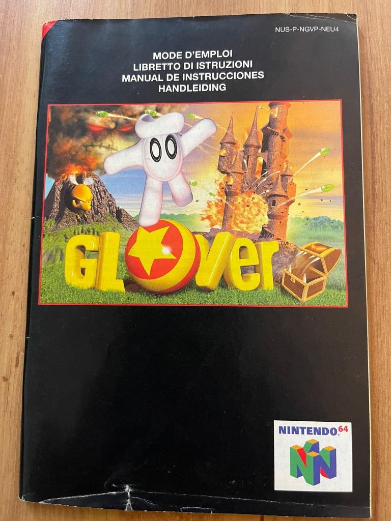 Glover inclusief Handleiding, 1 speler, Ophalen of Verzenden, Zo goed als nieuw, Vanaf 3 jaar