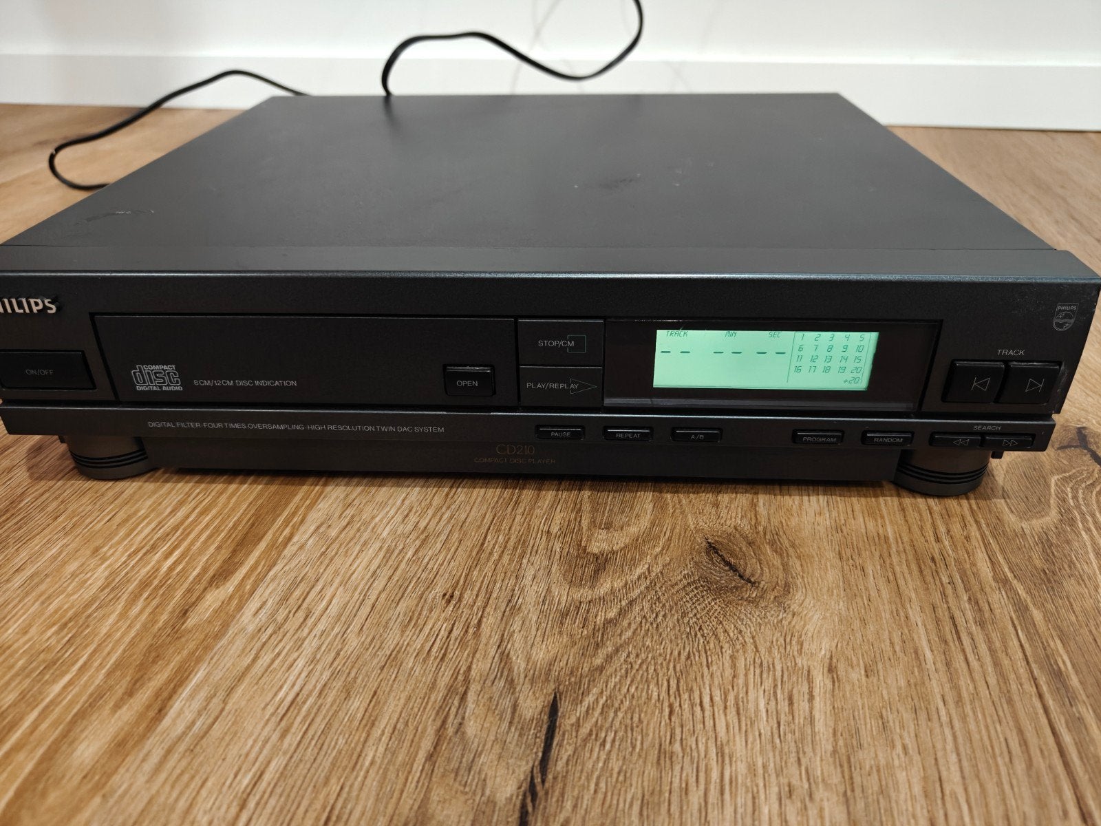 Philips CD210 Compact Disc Speler - Vintage CD-speler, Ophalen of Verzenden