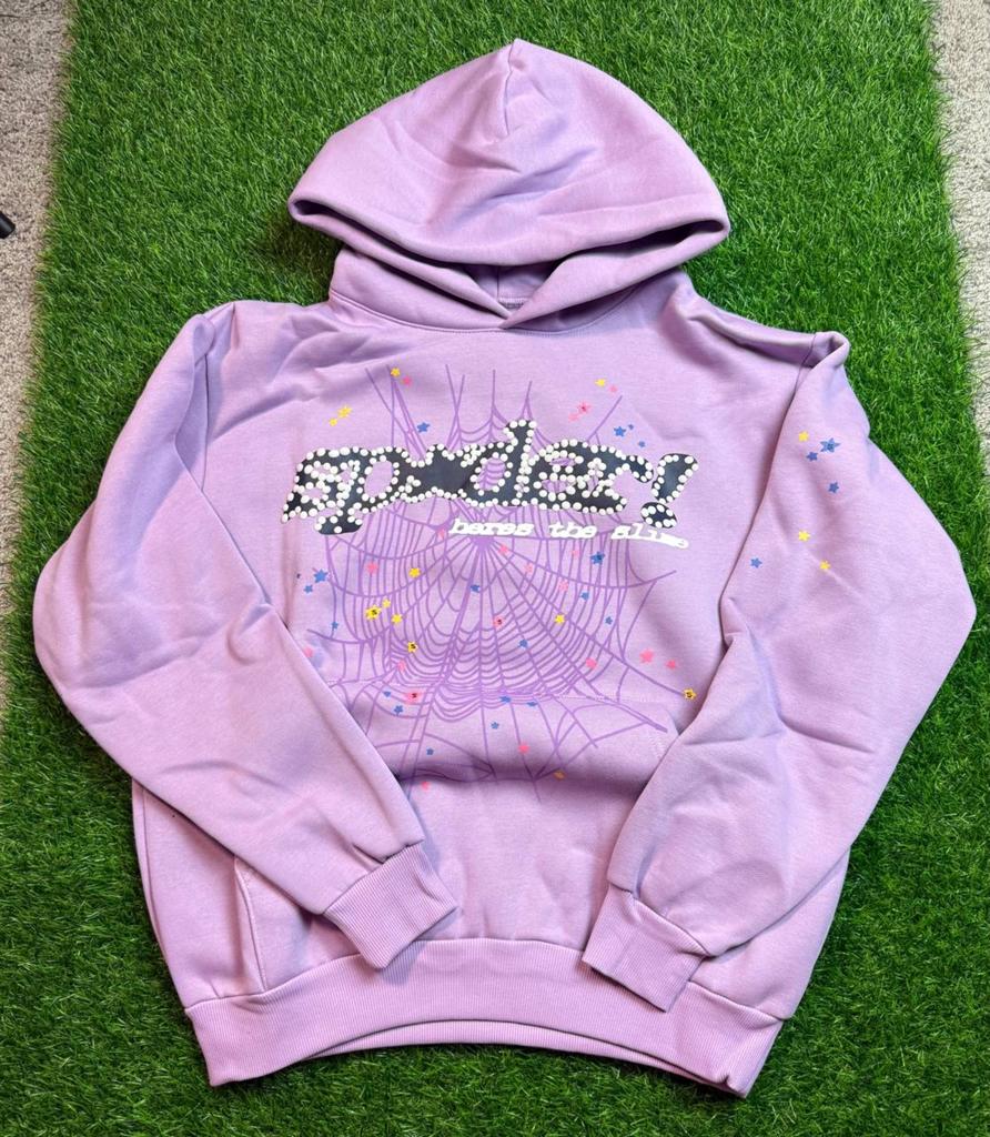 Sp5der Acai Purple Hoodie - Zeldzaam en Stijlvol, Verzenden, Nieuw