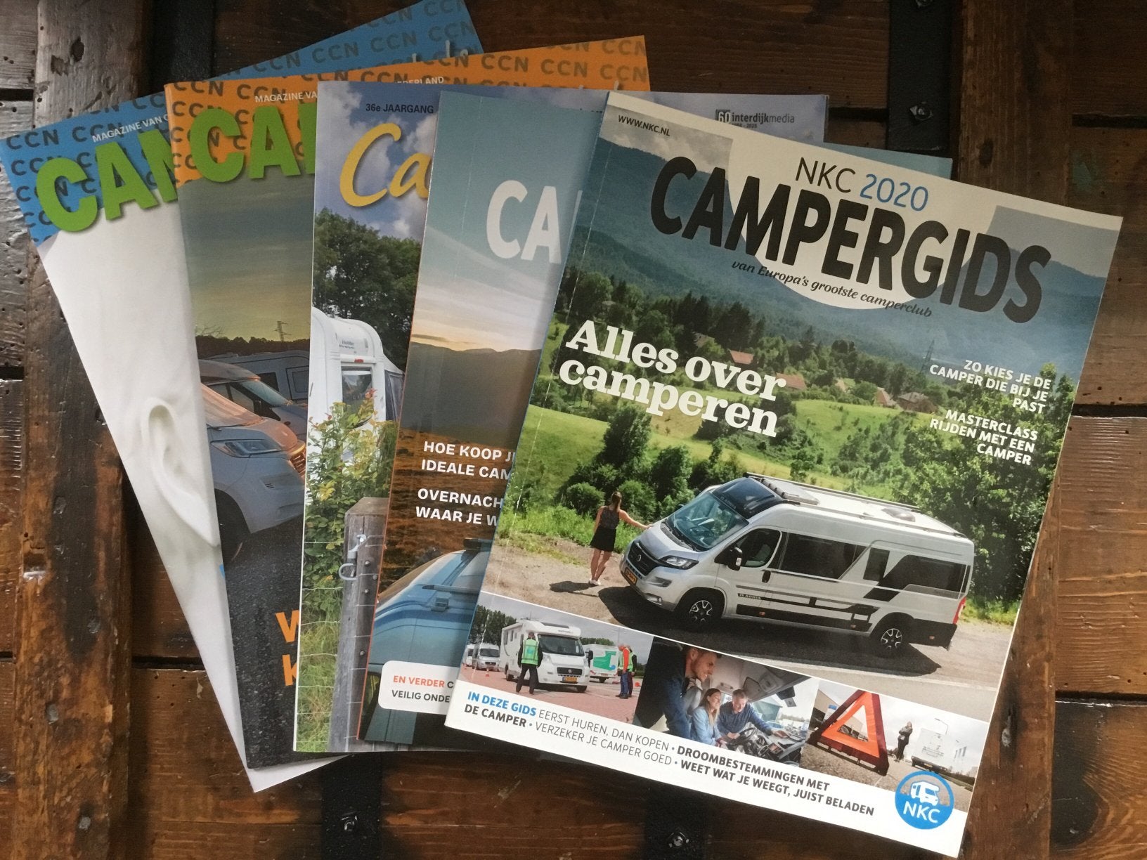 Camper/reisgidsen 5 stuks., Ophalen of Verzenden, Zo goed als nieuw