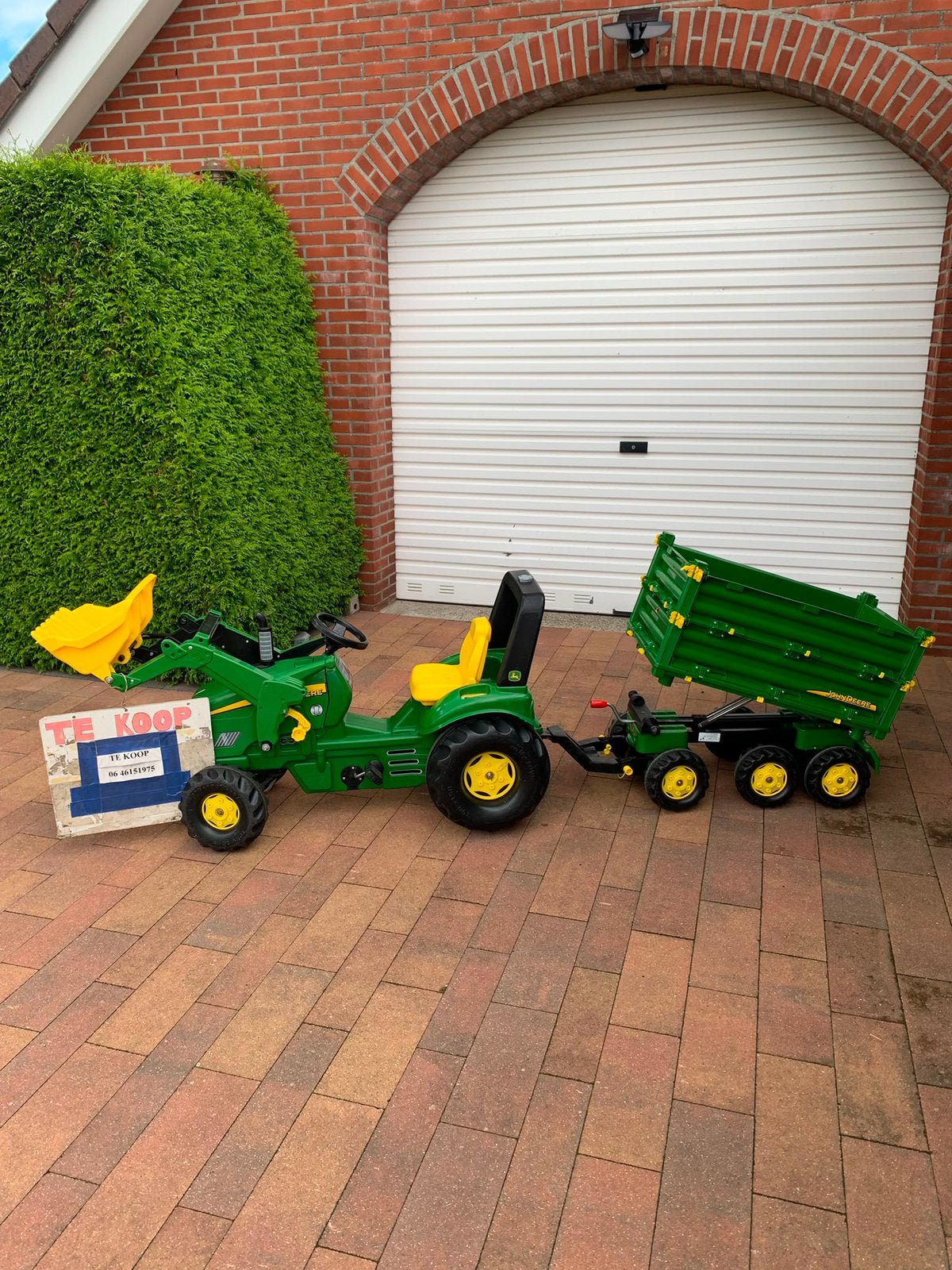 John deere trap trekker, Ophalen, Zo goed als nieuw, Overige merken