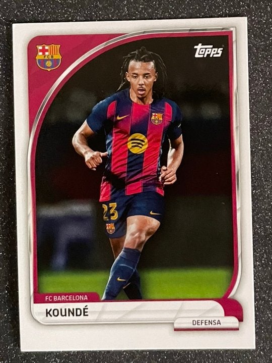 Topps FC BARCELONA 2025    KOUNDÉ, Verzenden, Zo goed als nieuw, Plaatje