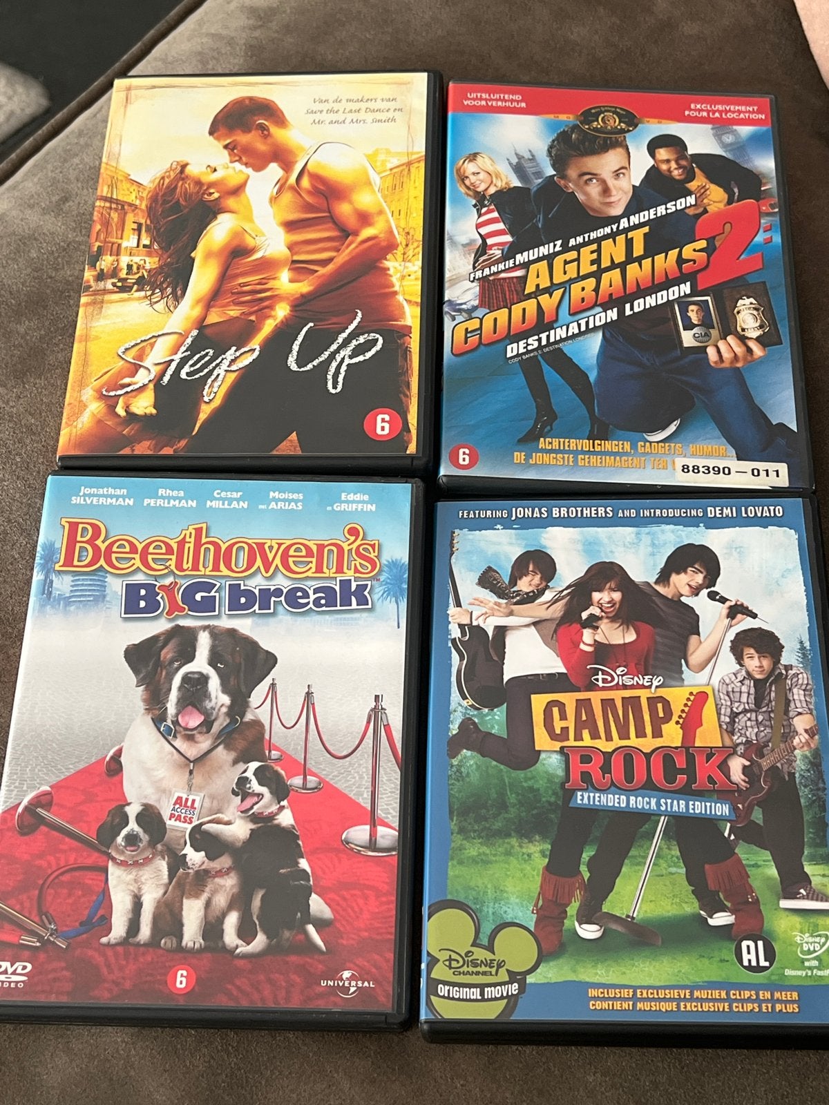 DVD-collectie: Step Up, Agent Cody Banks 2, Beethoven, Camp, Nederlands, Ophalen of Verzenden, Vanaf 6 jaar, Gebruikt