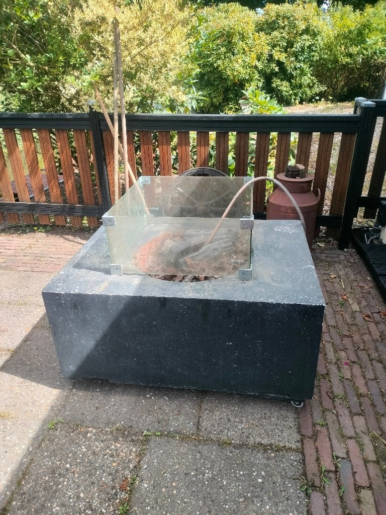 Gashaard tuinhaard, Ophalen, Gebruikt
