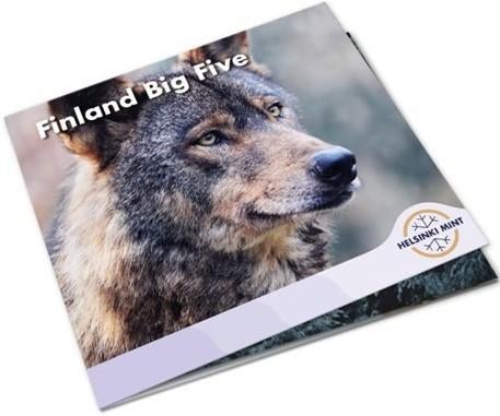 BU set Finland 2026 "World Monye Fair" Big Five de Wolf"., Ophalen of Verzenden, Finland, Overige waardes