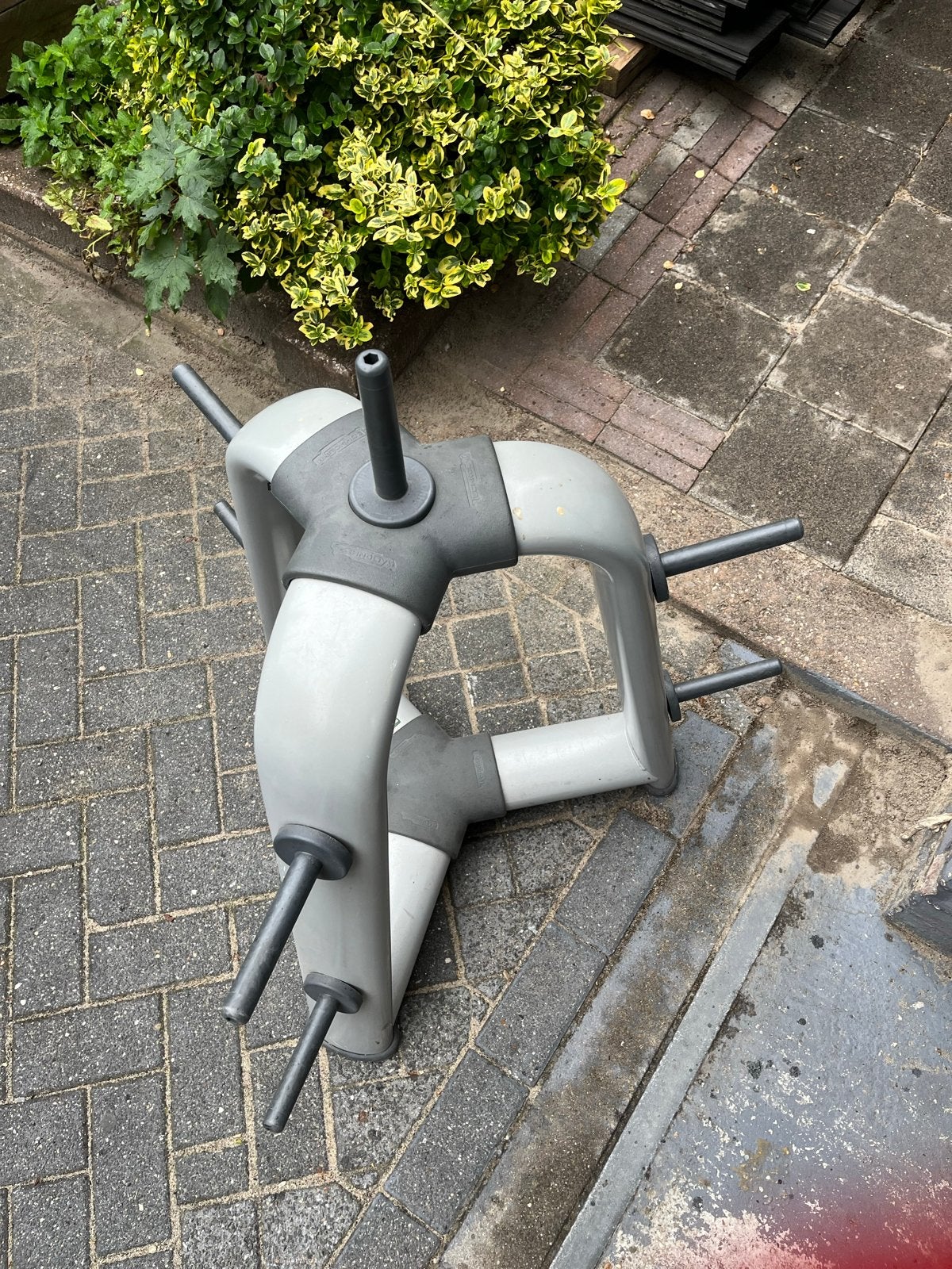 Technogym schijven rek voor schijven vanaf 28 mm, Sport en Fitness, Fitnessmaterialen, Ophalen, Overige typen, 28 mm, Schijven rek