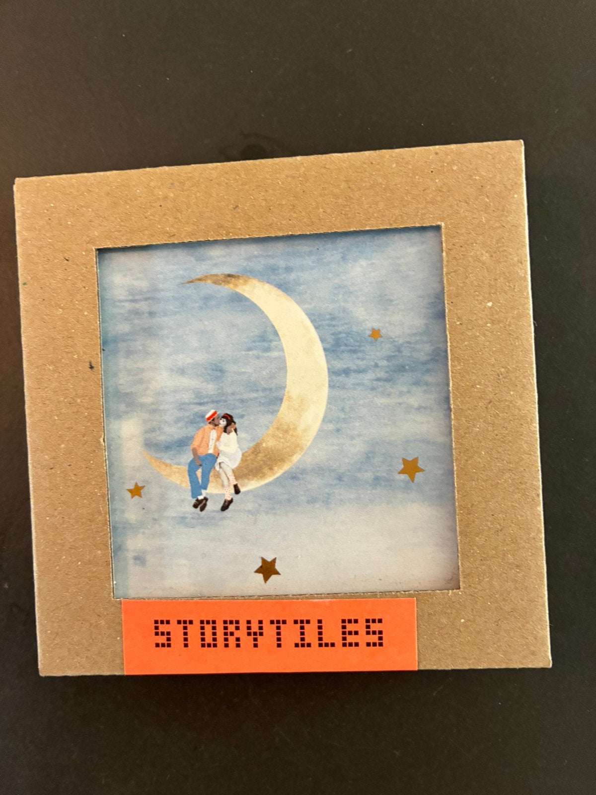 Storytiles tegeltje To the moon and back, Nieuw, Ophalen of Verzenden, 10 cm, 10 cm