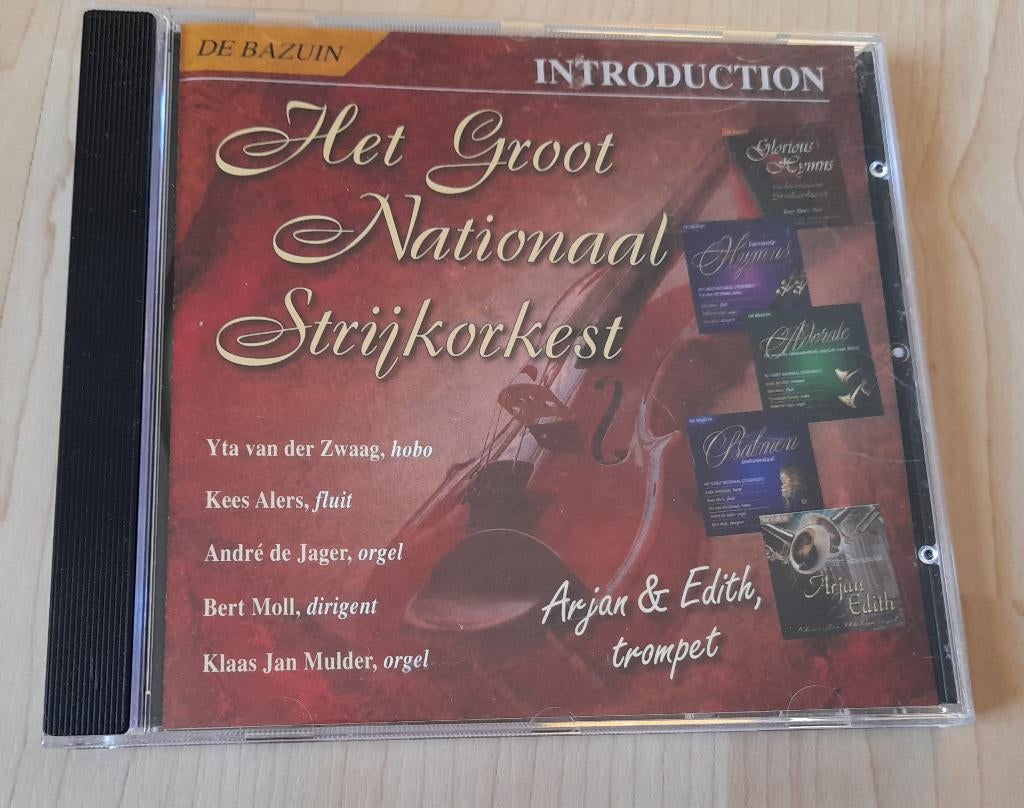 CD HET GROOT NATIONAAL STRIJKORKEST Arjan en Edith trompet, Ophalen of Verzenden, Zo goed als nieuw