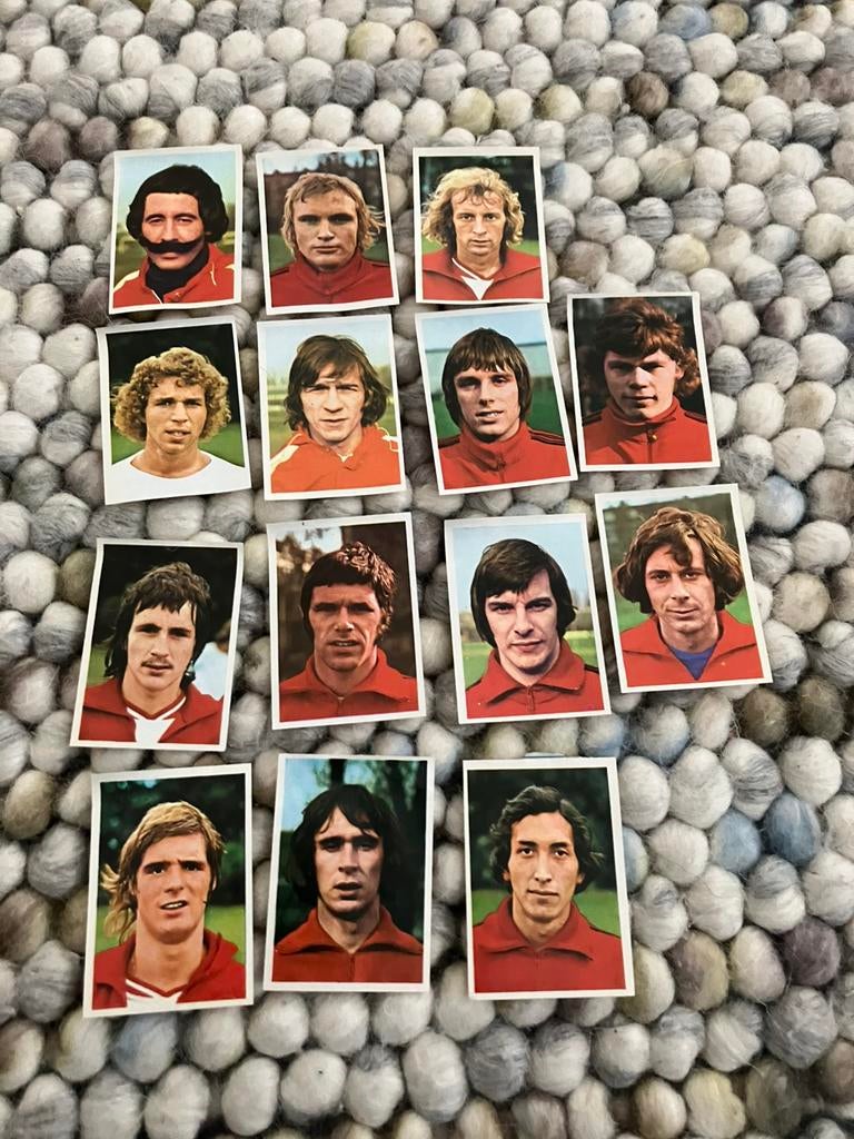 Fc amsterdam panini vanderhout 1975-1976, Ophalen of Verzenden, Gebruikt, Ajax, Poster, Plaatje of Sticker