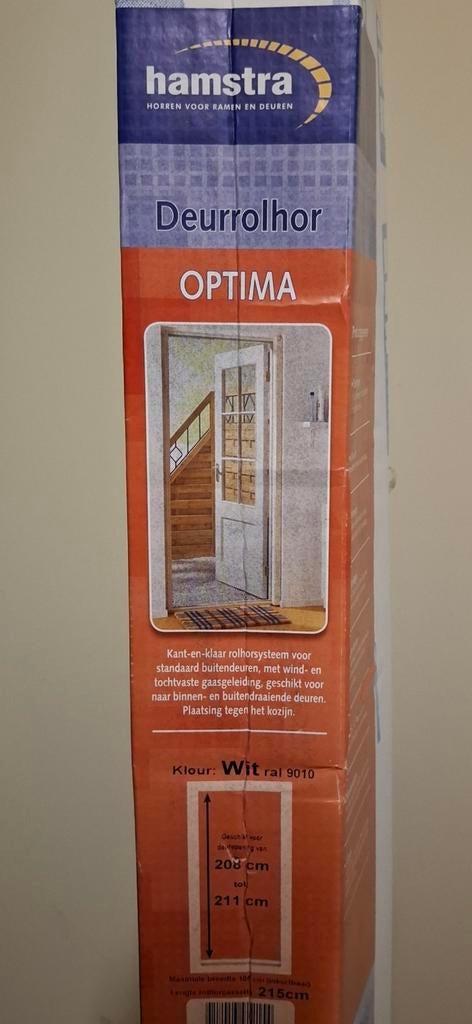 Hamstra Optima rolhordeur wit (RAL 9010) - Nieuw, Doe-het-zelf en Verbouw, Deuren en Horren, Ophalen, Nieuw, Binnendeur, 200 tot 215 cm