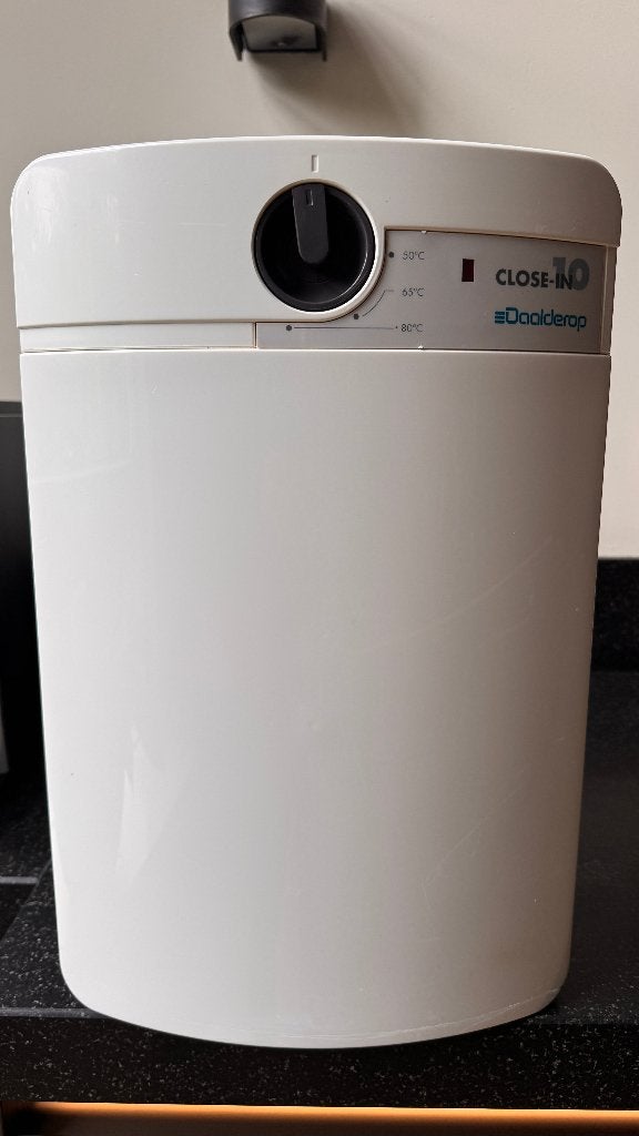 electrische keukenboiler Daalderop Close-in 10, Doe-het-zelf en Verbouw, Geisers en Boilers, Gebruikt, Aardgas, Minder dan 20 liter