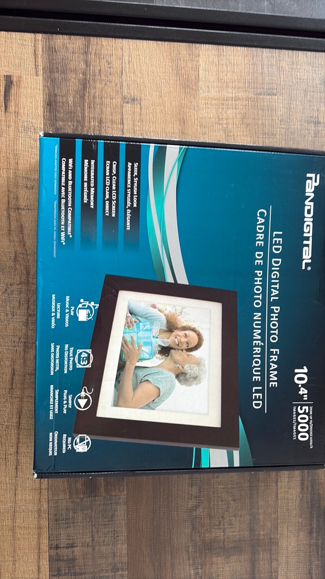 LED Digital photo frame, Ophalen of Verzenden, Zo goed als nieuw