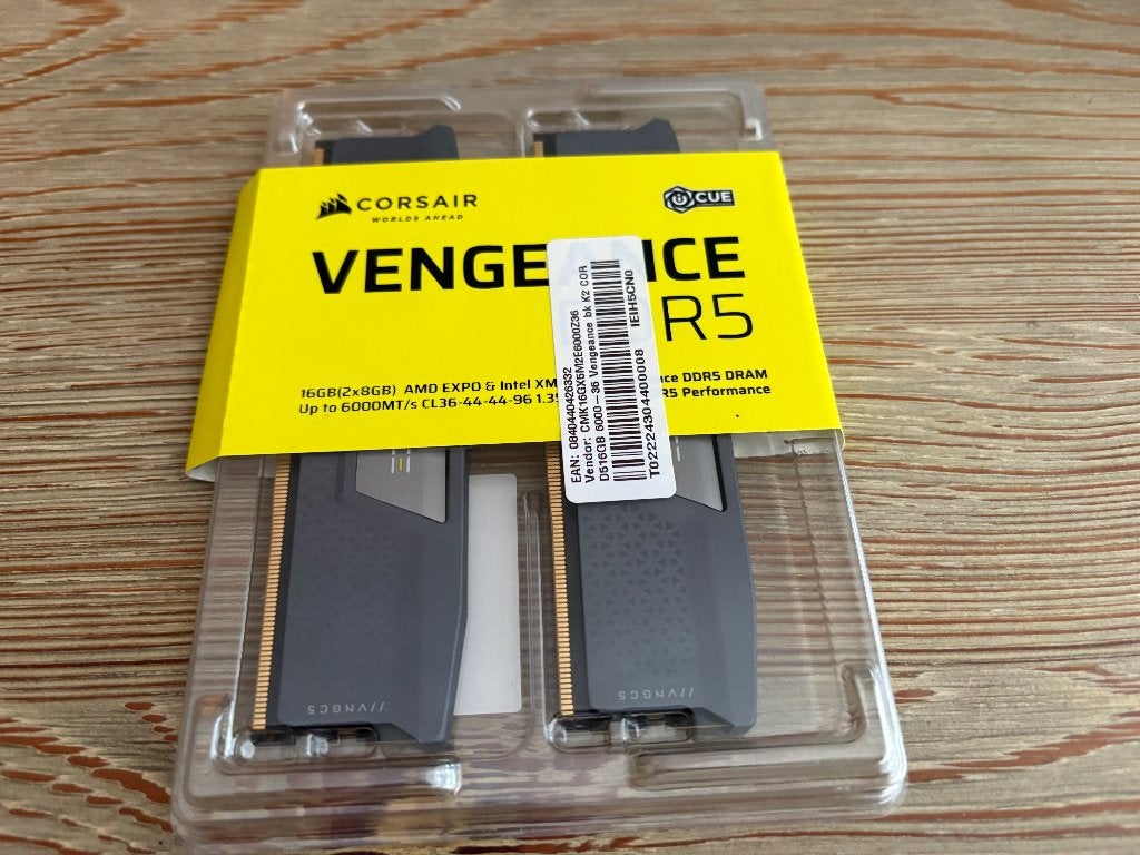 Corsair Vengeance 16gb 6000mhz ddr5 ram, Computers en Software, RAM geheugen, Ophalen, Zo goed als nieuw, Desktop, DDR5