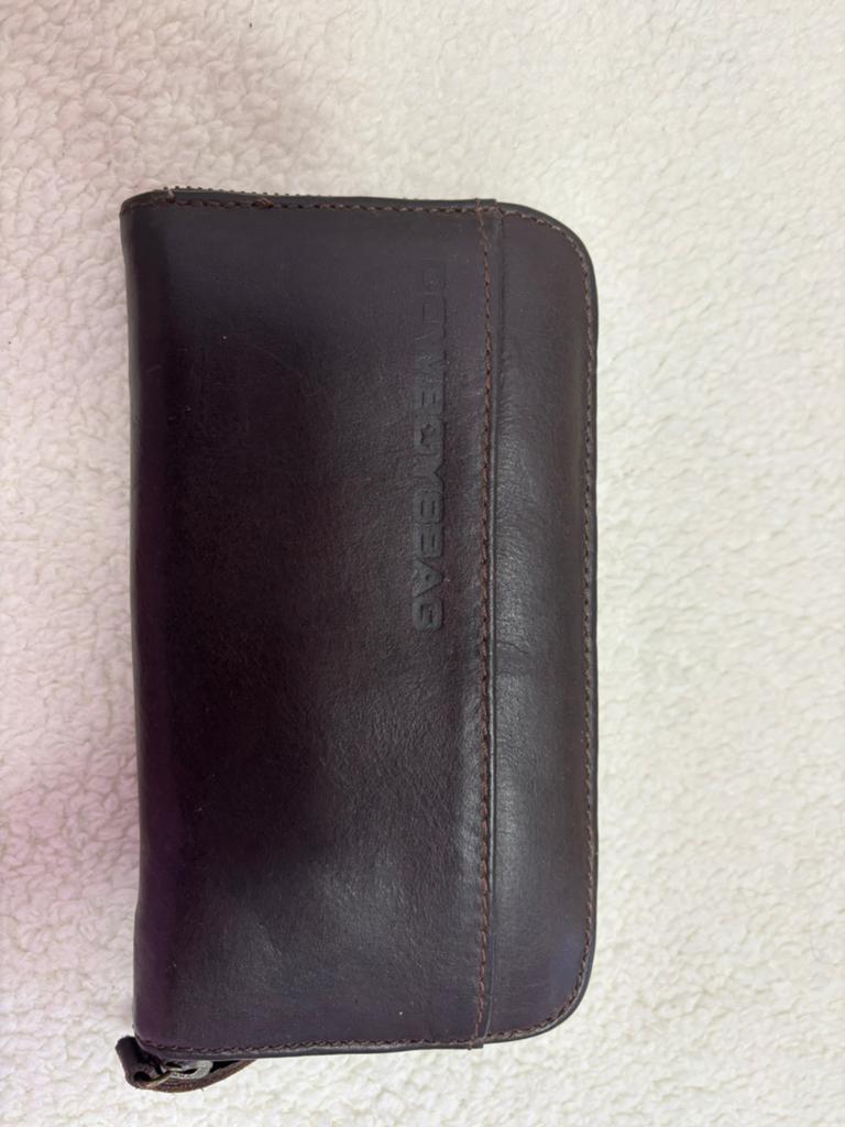Portemonnee Cowboysbag, Bruin, Nieuw, Leer, Ophalen