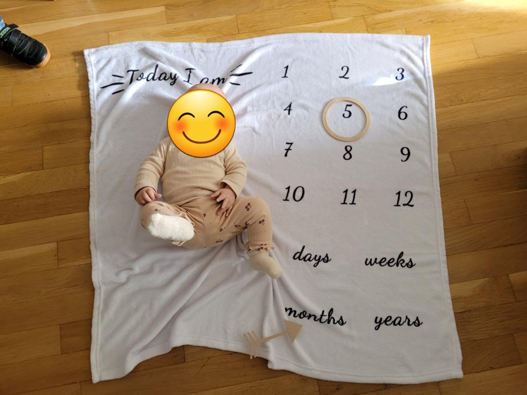 Mijlpaal kleed, Ophalen of Verzenden, Speelkleed