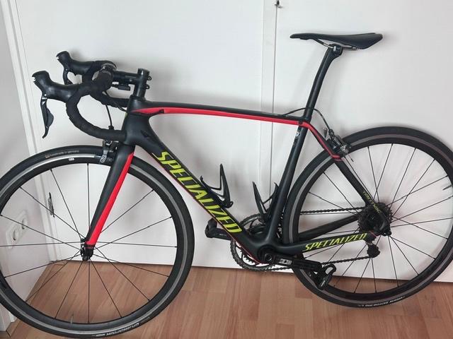 Specialized Tarmac maat 54 velgremmen DI2 2016 frame zgan, Fietsen en Brommers, Carbon, Velgrem, Zo goed als nieuw, Meer dan 20 versnellingen