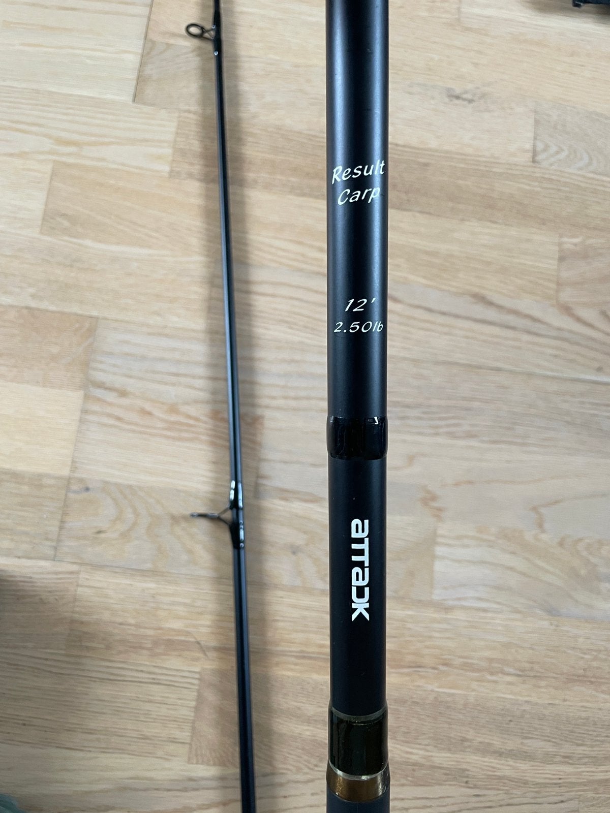 Karper hengel 12ft 2.5lb attack vishengel, Watersport en Boten, Ophalen, Gebruikt, Vaste hengel