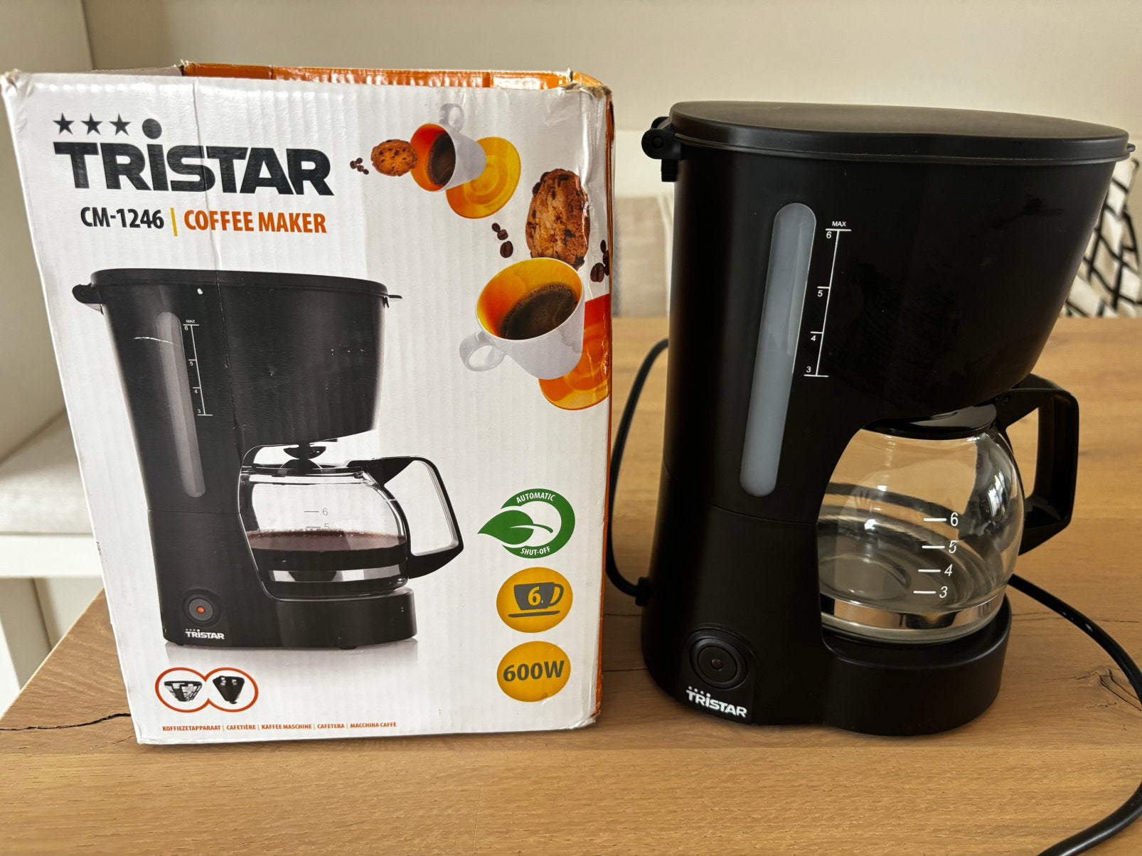 Camping koffiezetapparaat tristar 600w, Ophalen, Zo goed als nieuw