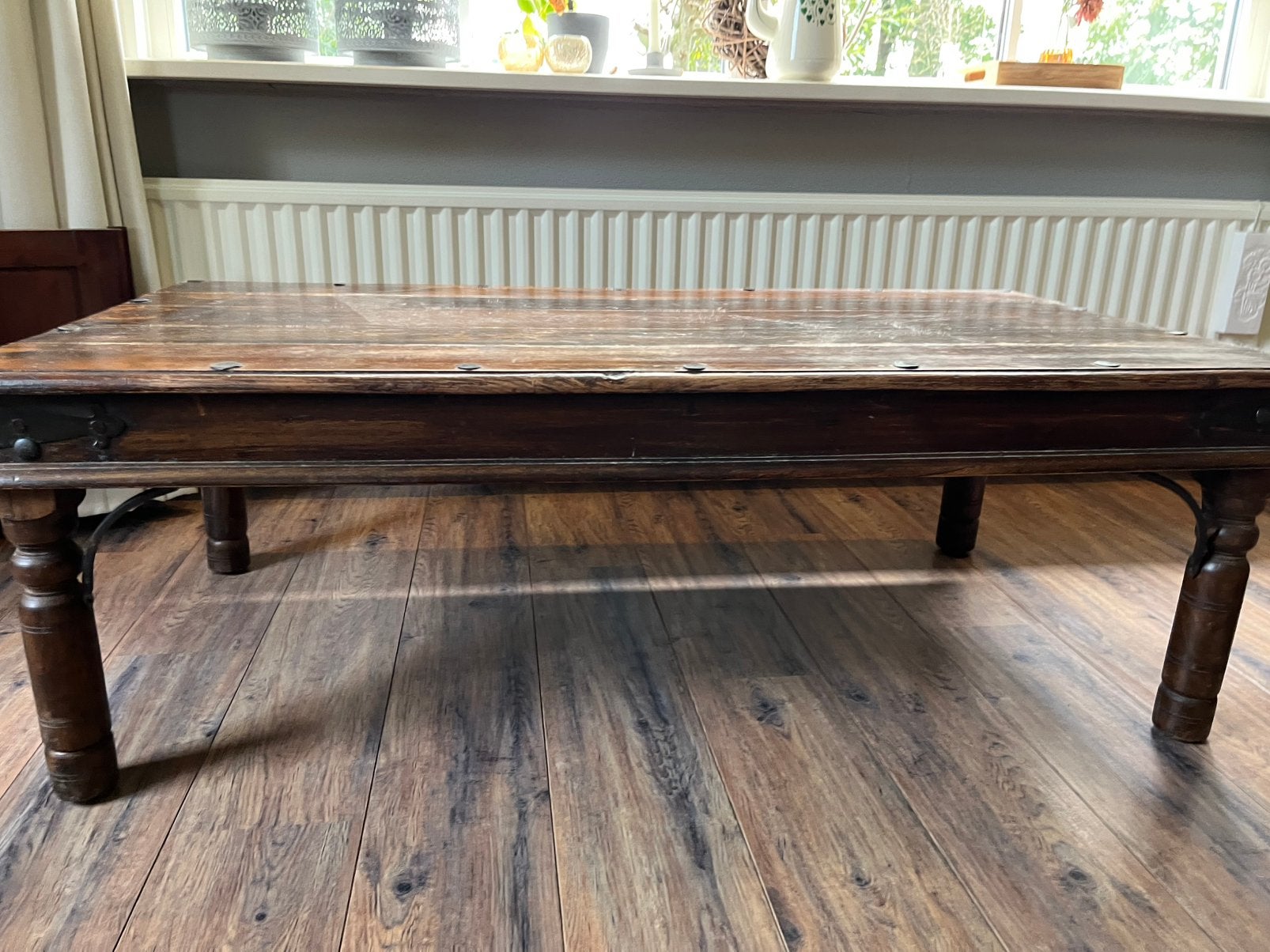 Salontafel teak hout, Tuin en Terras, Ophalen, Gebruikt, Teakhout
