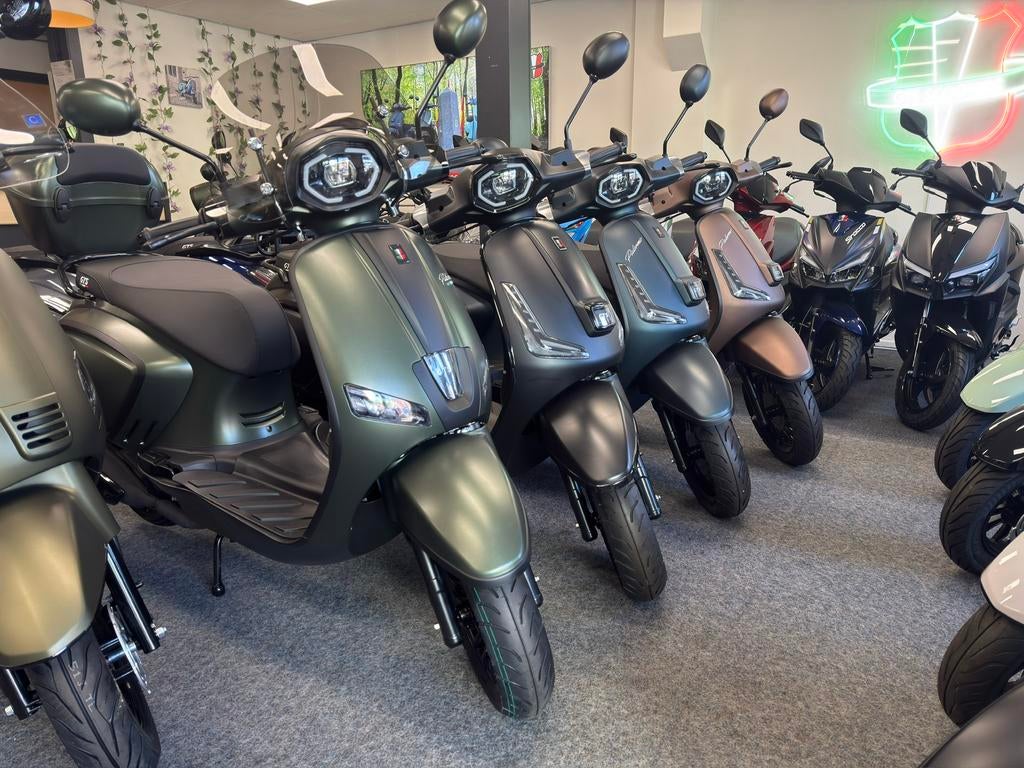 GTS BENELUX Scooters -25km-45km|0KM|NIEUW|E5|Toscana|Palermo, Ophalen, Nieuw, GTS Benelux, Benzine