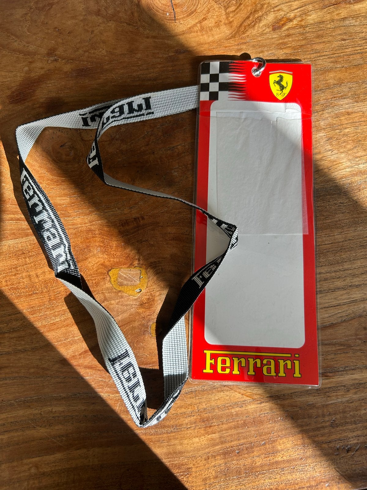 Ferrari Formule 1 Lanyard en Pasjeshouder - Nieuw, Ophalen of Verzenden, Nieuw, Formule 1