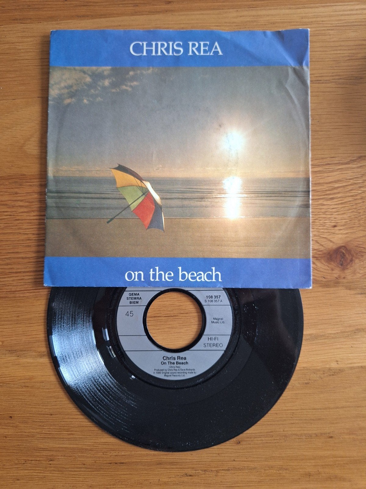 Chris Rea - On The Beach (Single), Cd's en Dvd's, Gebruikt, 7 inch, Ophalen of Verzenden, Pop