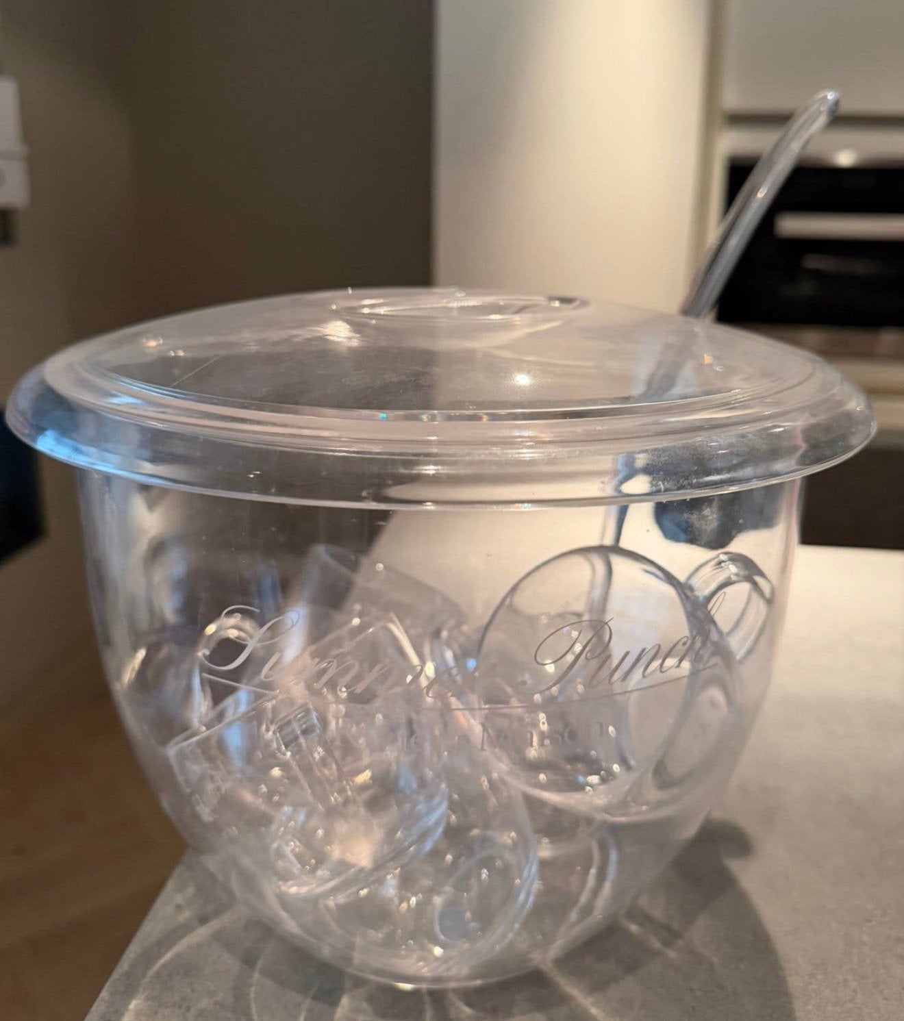 Riviera Maison 'Summer Punch' Bowl Set Glazen & Lepel!, Ophalen of Verzenden, Zo goed als nieuw, Overige typen