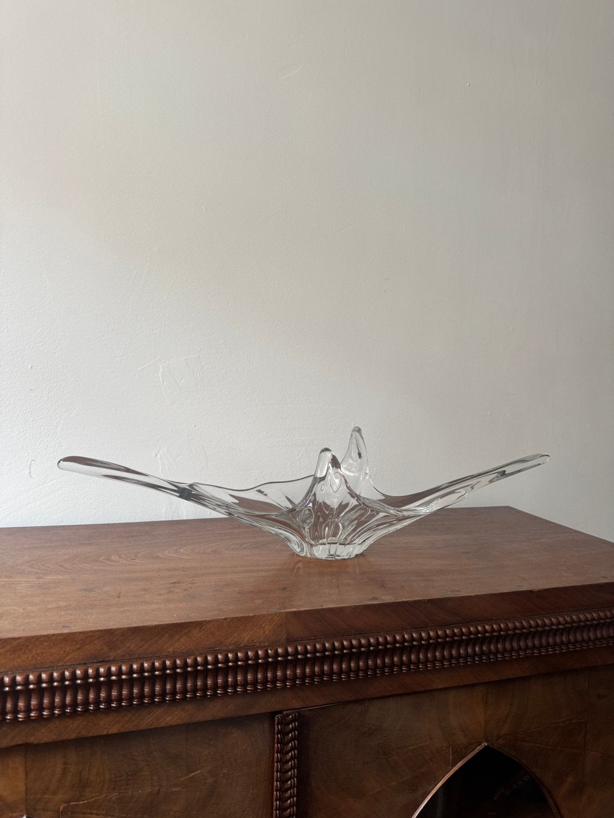 Art Vannes Le Châtel kristal schaal, Antiek en Kunst, Antiek | Glas en Kristal, Ophalen of Verzenden