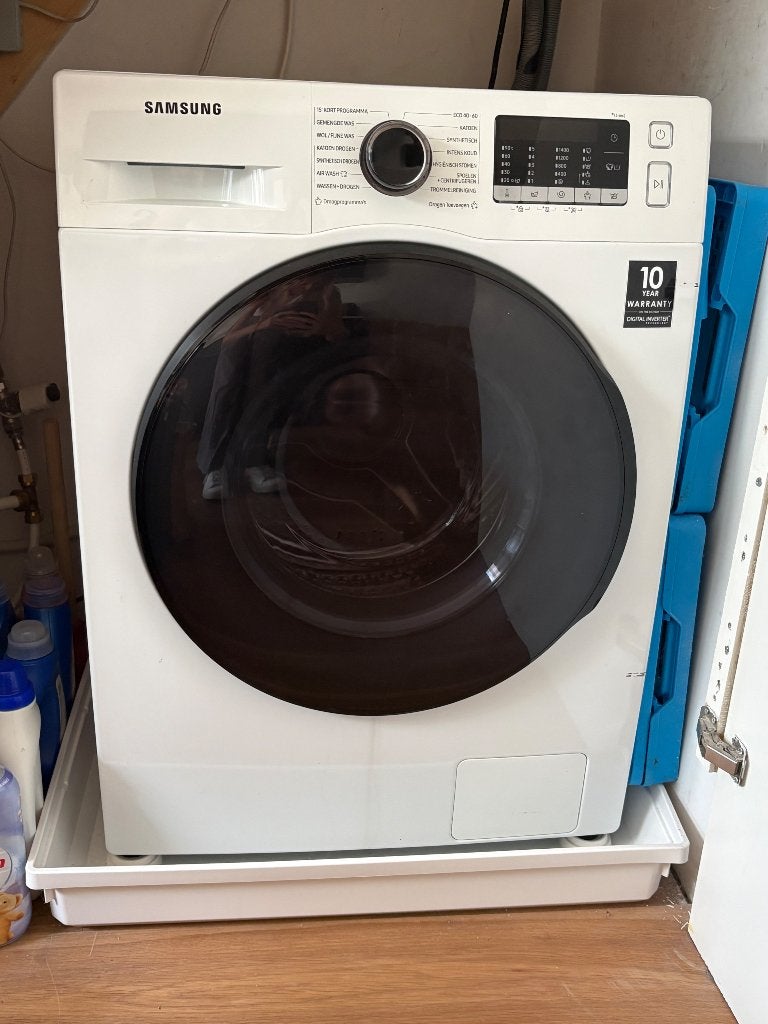 Samsung Was-droogcombinatie, 6 tot 8 kg, Ophalen, Zo goed als nieuw, 85 tot 90 cm