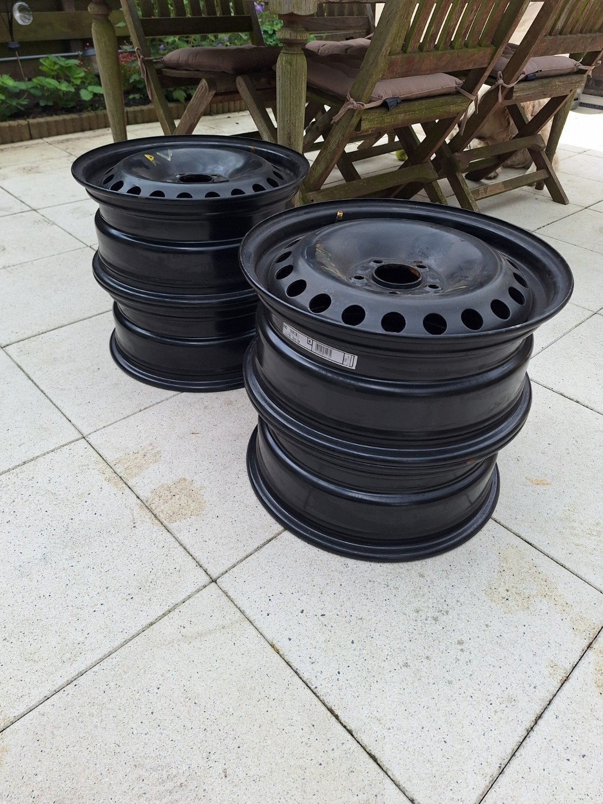 Stalen velgen 16 inch voor Volvo V50 (4 stuks), Auto-onderdelen, Banden en Velgen, Ophalen, Gebruikt, Velg(en), 16 inch