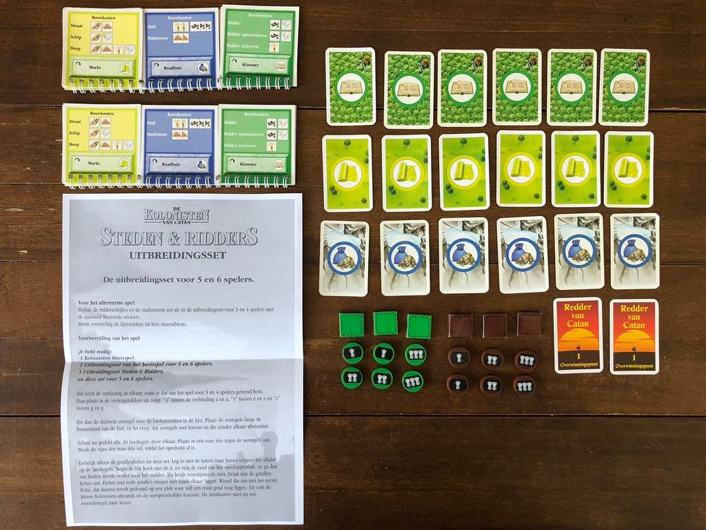 Kolonisten van Catan Uitbreiding Steden en Ridders 5-6p, Ophalen of Verzenden, Zo goed als nieuw