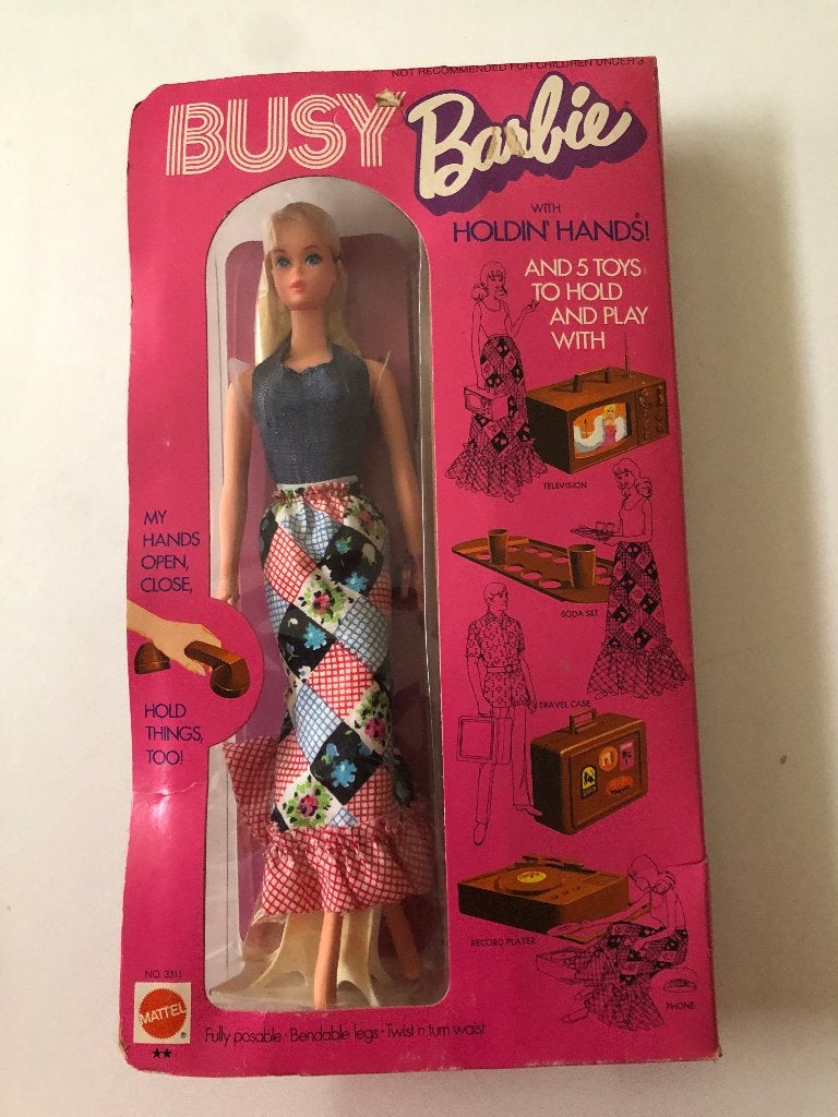 barbie busy 1972, Verzenden, Nieuw, Pop