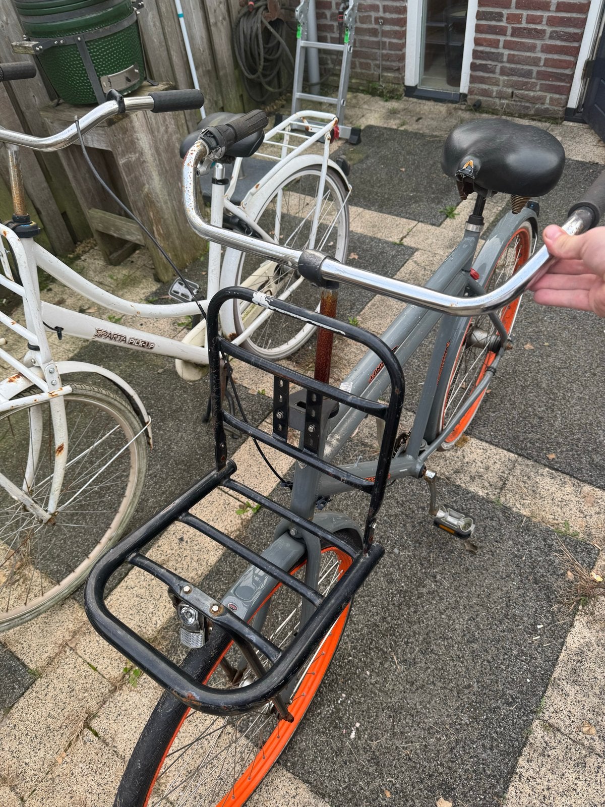 Twee Sparta fietsen (wit en grijs) - opknappers, Ophalen, Gebruikt, Sparta