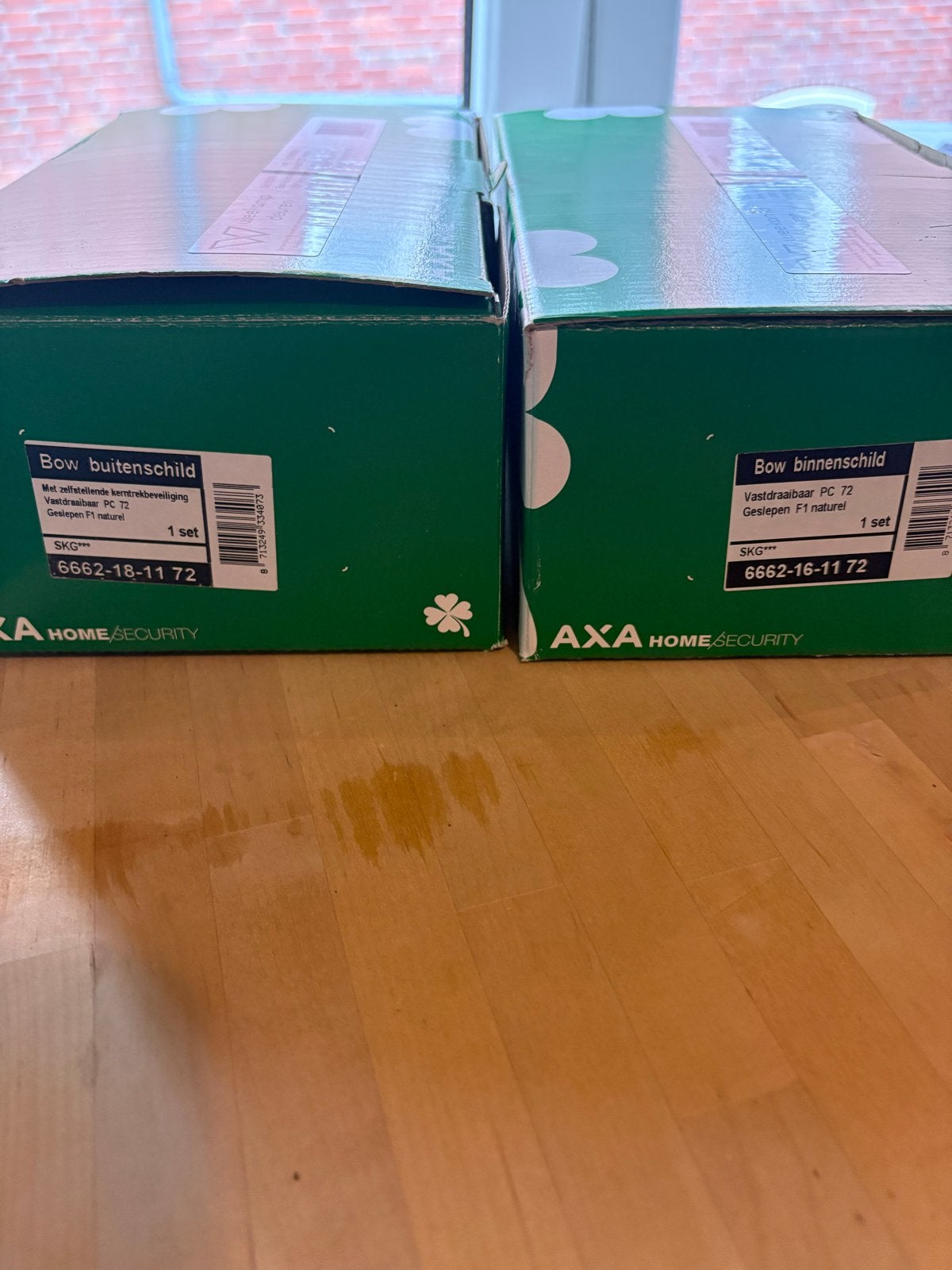 AXA HomeSecurity Deurbeslag PC72, Ophalen, Nieuw, Rvs, Klink of Kruk