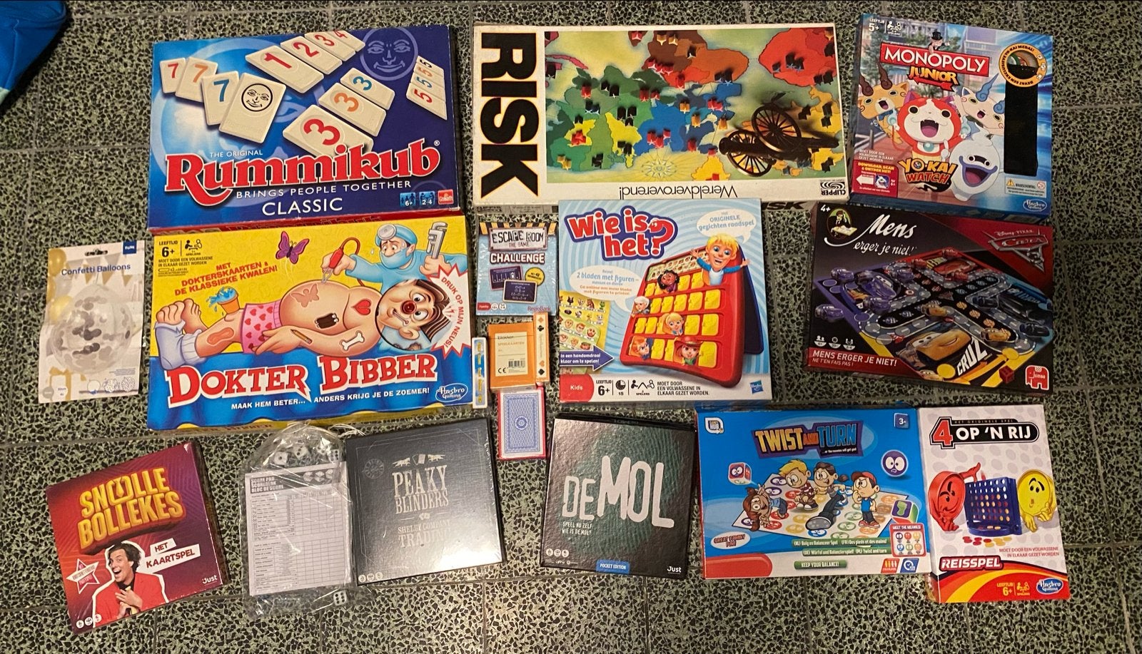 Collectie bordspellen en kaartspellen, Hobby en Vrije tijd, Gezelschapsspellen | Bordspellen, Een of twee spelers, Ophalen, Gebruikt