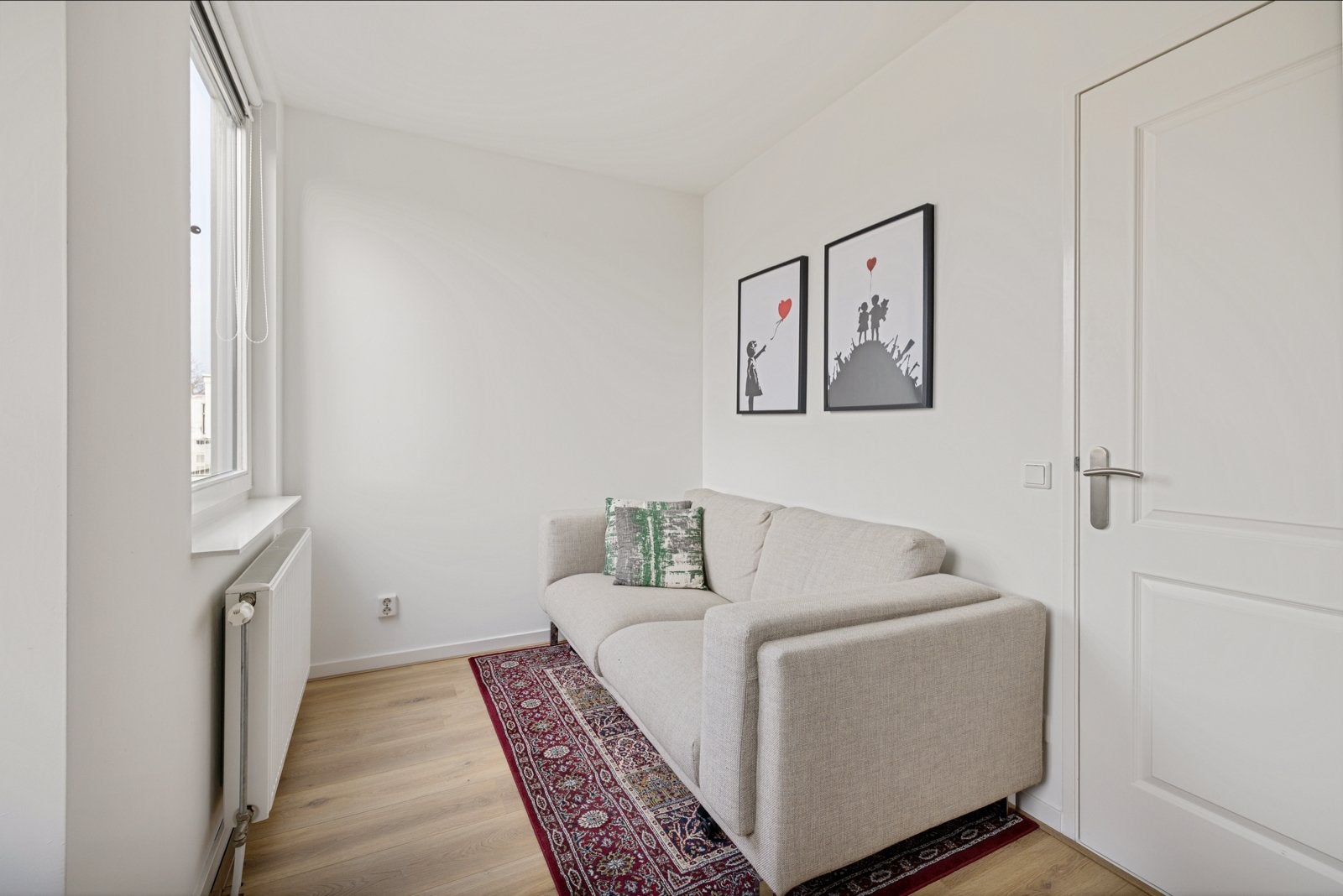 IKEA Bank - Beige/Zand gemêleerd - 2m breed, Huis en Inrichting, Banken | Bankstellen, Ophalen, 150 tot 200 cm, Driepersoons, 75 tot 100 cm