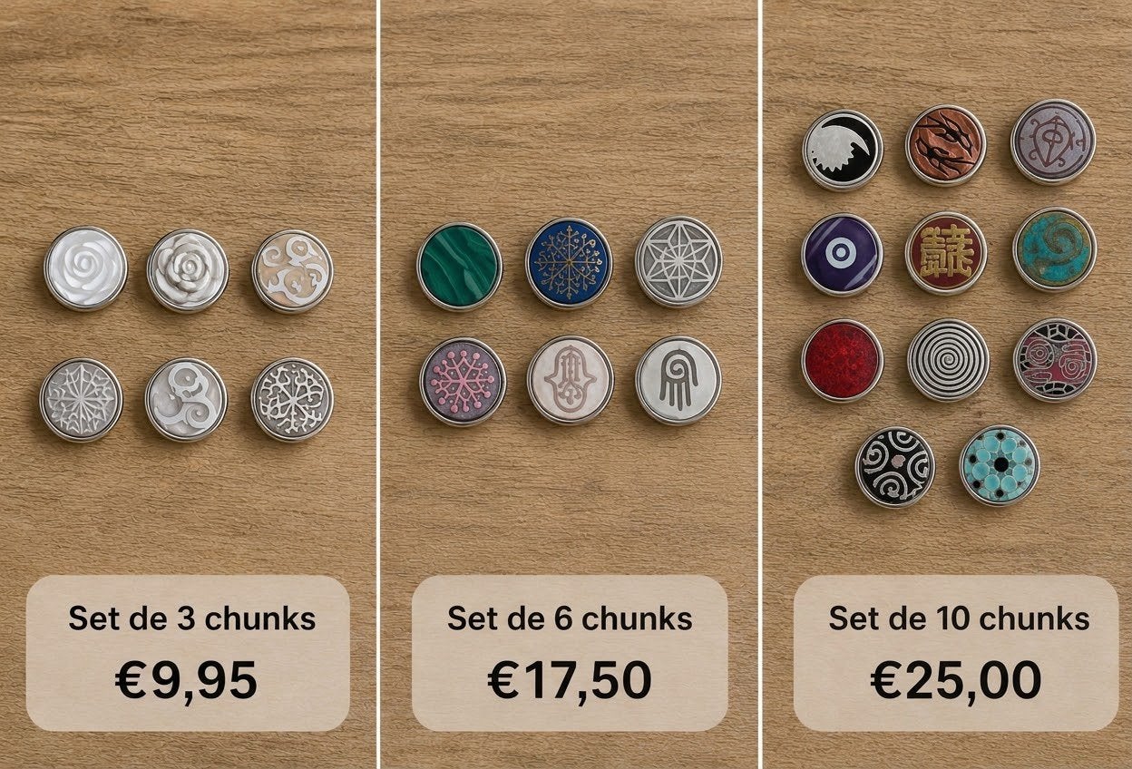 3, 6 of 10 NOOSA Amsterdam Chunks, Sieraden, Tassen en Uiterlijk, Ophalen of Verzenden, Nieuw