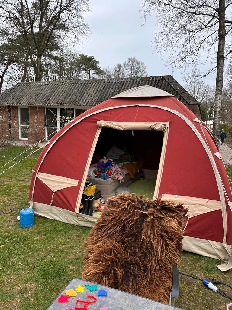 Karsten 300 plus slaapaanbouw, uitbreiding., Caravans en Kamperen, Tenten, tot en met 4, Gebruikt, Ophalen