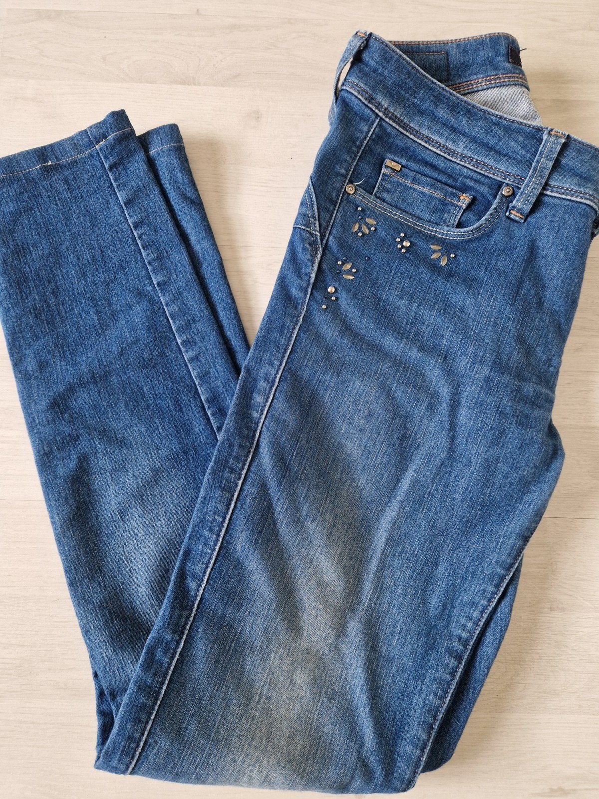 spijkerbroek maat 36, push up, Blauw, Salsa, Ophalen of Verzenden, Zo goed als nieuw